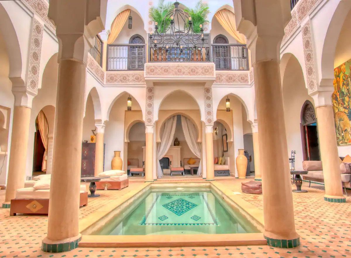 Riad w Marakeszu, Maroko
